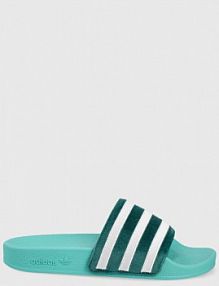 Klapki eleganckie adidas Originals  turkusowe  GX3371