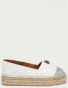 Espadryle Kurt Geiger London  białe damskie MORELLA.EAGLE