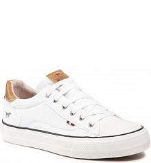 Półbuty Mustang białe damskie 1272-301-1 Weiss