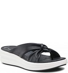 Japonki Clarks czarne damskie Drift Ave 261651194 Black