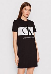 Sukienka codzienna Calvin Klein Jeans czarna 