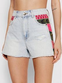 Szorty jeansowe Desigual niebieskie 