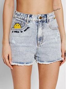 Szorty jeansowe Desigual niebieskie 