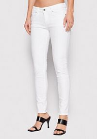 Spodnie eleganckie Pepe Jeans białe damskie Materiałowe
