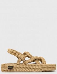 Sandały na obcasie Bohonomad  beżowe BOD.0012.PRS