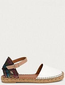 Espadryle Kurt Geiger London  białe damskie  MANTY.RAINBO