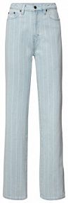 Jeansy ze wzorem w paski Karl Kani niebieskie damskie EAN 6100352