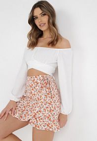 Biało-Różowe spódnico-spodenki Hesadina j.stars