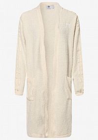 Dzianinowe wdzianko  beżowy/biały adidas Originals