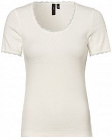 Tshirt    YASPointelle biały Y.A.S damski