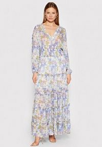 Sukienka letnia Silvian Heach wielokolorowa PGP22522VE Kolorowy Relaxed Fit