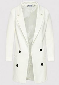 Żakiet DeeZee biały Arezzo 5001  Relaxed Fit