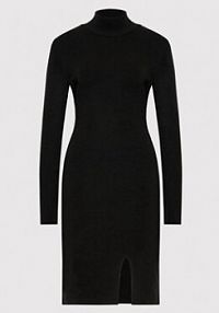 Sukienka dzianinowa DeeZee czarna 