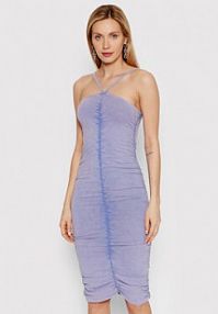 Sukienka letnia DeeZee fioletowa Codzienna