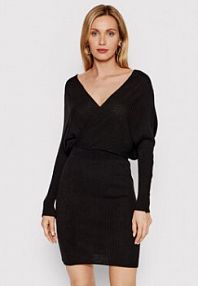 Sukienka dzianinowa DeeZee czarna 