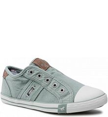 Półbuty Mustang zielone damskie 1099-401-750 Pastellgrun