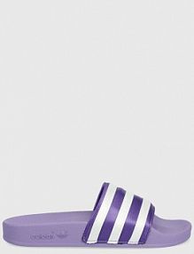 Klapki eleganckie adidas Originals  fioletowe  GX8637