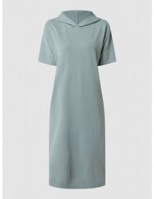 Sukienka midi z kapturem model Issana MbyM oliwkowa EAN 45148438