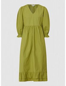 Sukienka midi z bufiastymi rękawami model Dasha MbyM zielona EAN 51978410