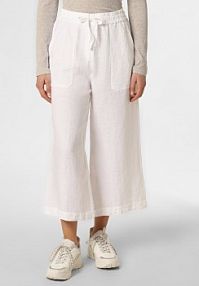 Spodnie lniane białe Tommy Hilfiger