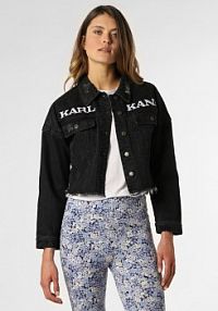 Kurtka jeansowa czarna Karl Kani damska