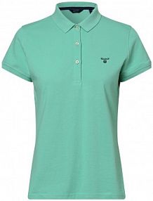 Koszulka polo zielona Gant damska