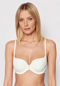 Biustonosz Selmark biały Z fiszbiną