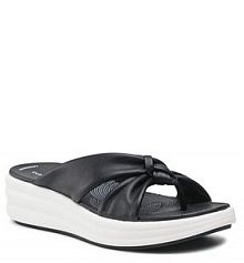 Japonki Clarks czarne damskie Drift Ave 261651194