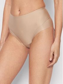 Figi Selmark beżowe Klasyczne z wysokim stanem