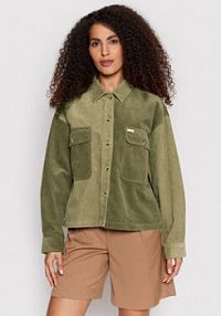 Kurtka przejściowa Brixton zielona damska Bowery 01272  Relaxed Fit