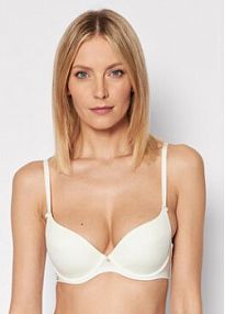 Biustonosz Selmark biały Push-up