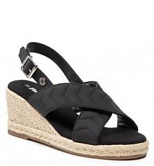 Espadryle Refresh czarne damskie 79377