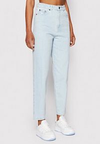 Jeansy Karl Kani niebieskie damskie 