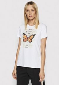 T-shirt Imperial biały damski 