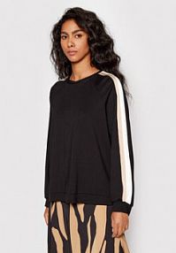 Bluza przez głowę Imperial czarna FD96DLK  Relaxed Fit