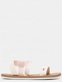 Sandały na obcasie Rip Curl beżowe różowe