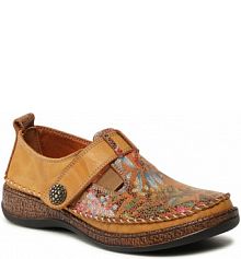 Półbuty Comfortabel pomarańczowe damskie 942591-06 Gelb