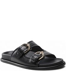 Klapki Aigner czarne damskie