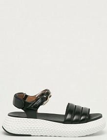 Sandały na obcasie Emporio Armani  czarne  X3U095.XL369