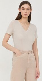 T-shirt Morgan  beżowy damski 212.DIWI