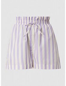 Szorty z bawełny ekologicznej EDITED fioletowe damskie EAN EDT5310003