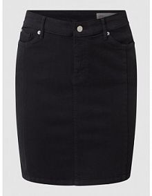 Spódnica jeansowa z dodatkiem wiskozy s.Oliver RED LABEL granatowa EAN 2116589