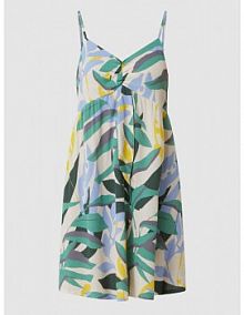 Sukienka mini z wiskozy s.Oliver RED LABEL zielona EAN DR4443A