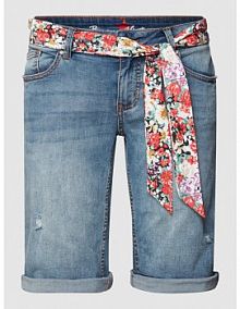 Szorty jeansowe z detalami z logo Buena Vista niebieskie EAN 2204-B5125