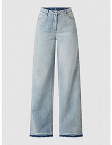 Jeansy z szeroką nogawką i dodatkiem streczu LUISA CERANO damskie