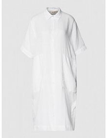 Sukienka koszulowa z lnu MOS MOSH biała EAN 144390