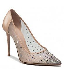 Czółenka Le Silla beżowe Szpilki Deco Nicole 100 2043S090R1PPMIN158