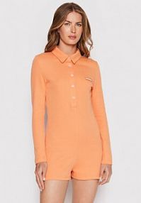 Kombinezon Sixth June pomarańczowy 33447  Slim Fit