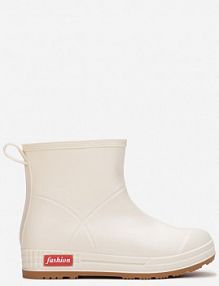 Białe kalosze Hyrmothoe Renee damskie