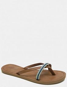 Klapki Rip Curl brązowe niebieskie damskie